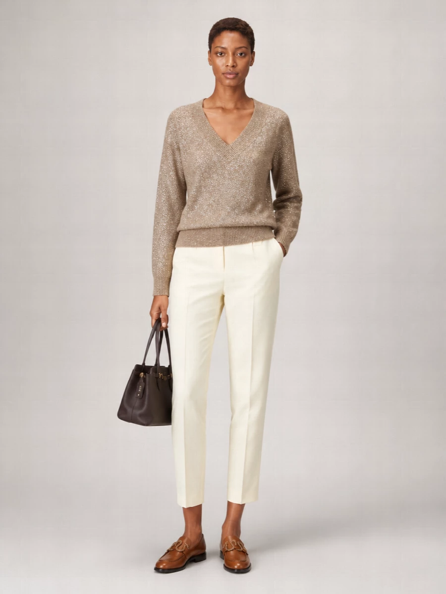 Rene Caovilla Leather Loafers