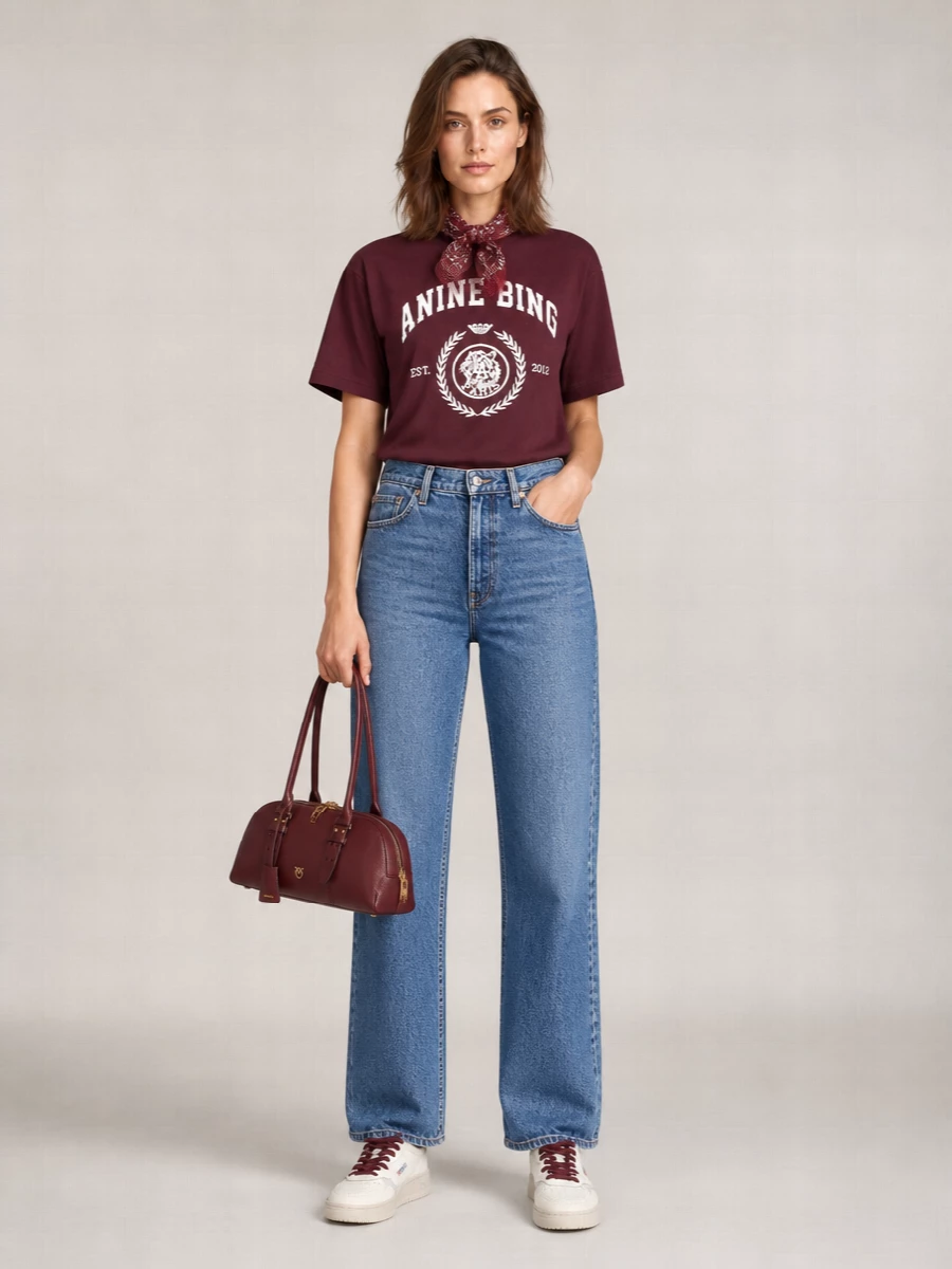 Anine Bing Short-Sleeve T-Shirt