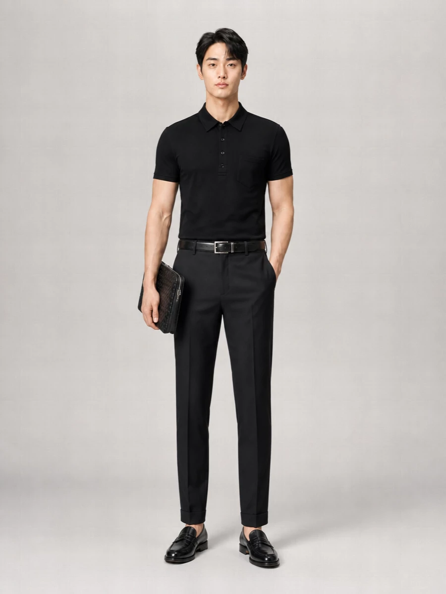 Pt Torino Virgin Wool Mid-Rise Tailored Trousers