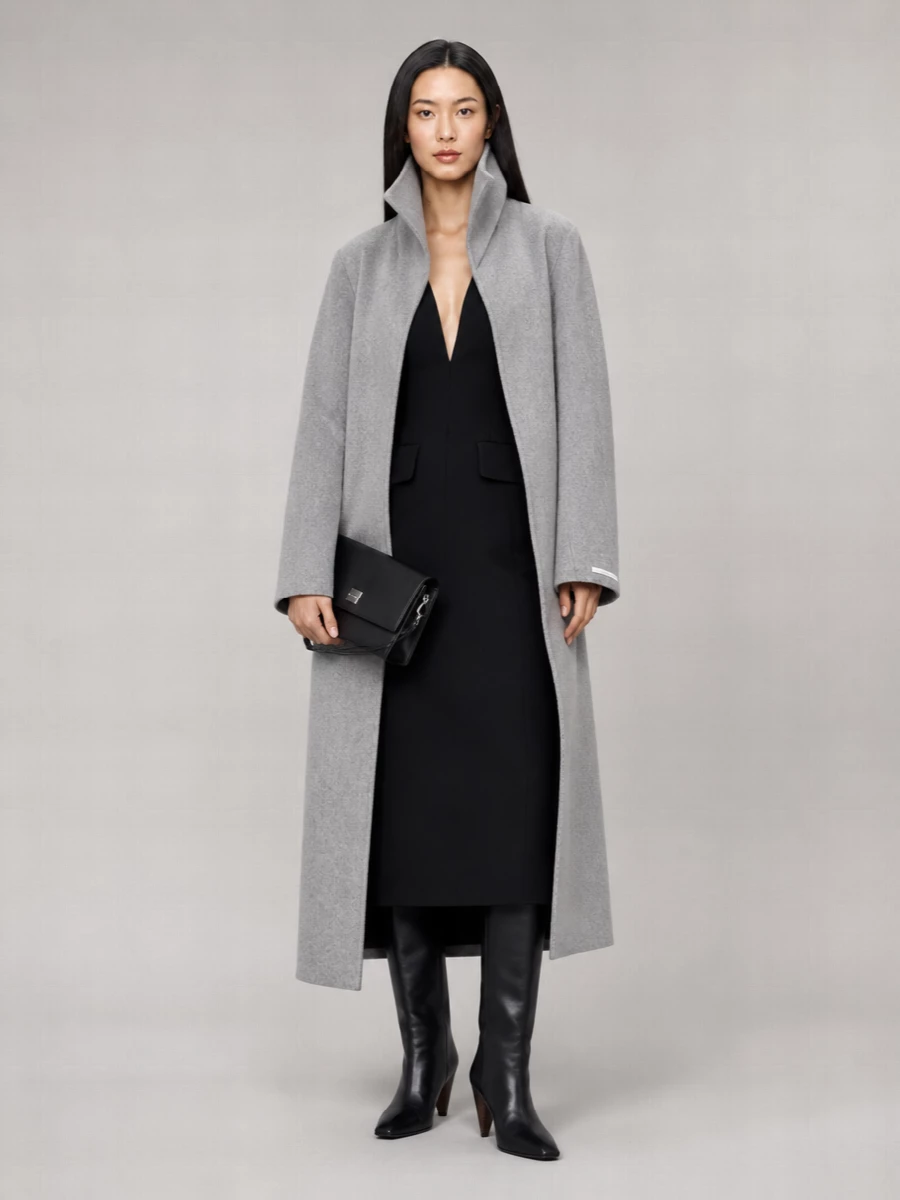 Sportmax Virgin Wool Long Coat