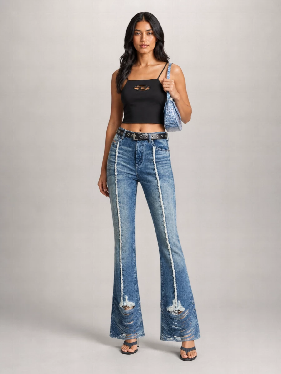 Diesel Denim Flared Jeans