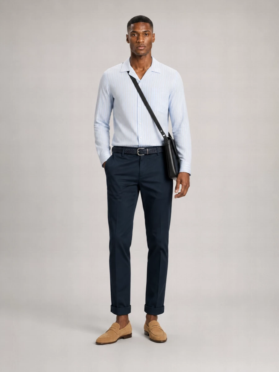 Dondup Regular-Fit Straight-Leg Trousers