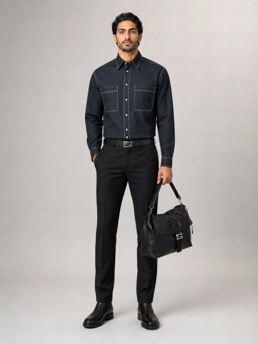 Fendi Cotton Relaxed-Fit Shirt