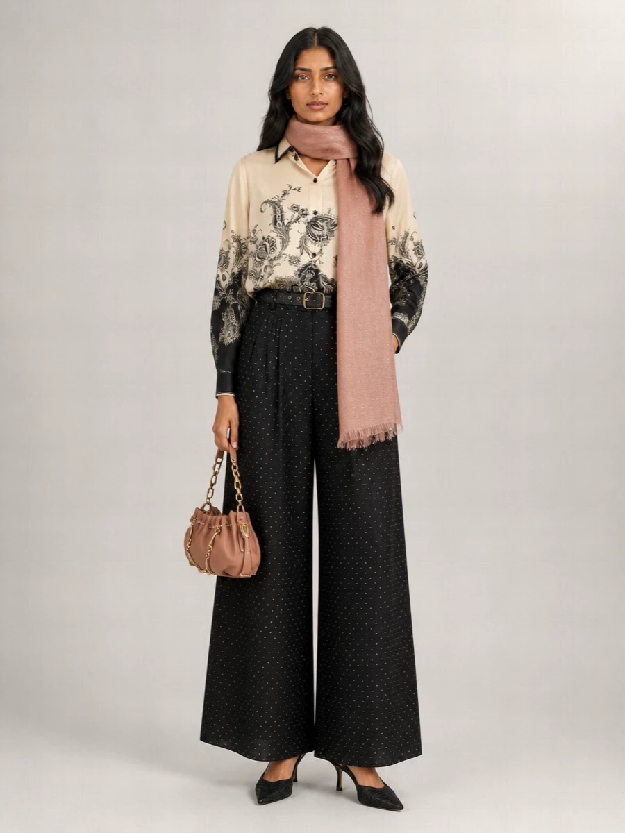 Zimmermann Silk Printed Relaxed Shirt