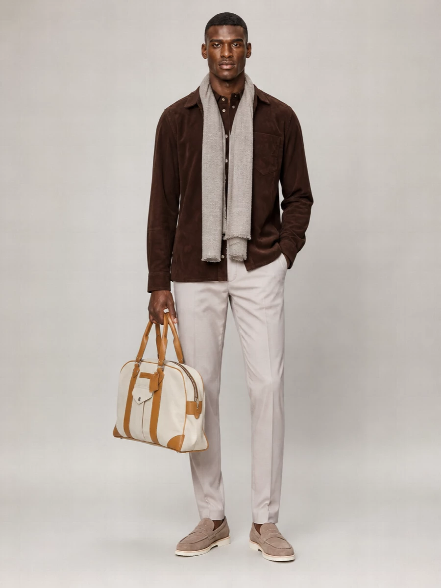 Brunello Cucinelli Suede Overshirt