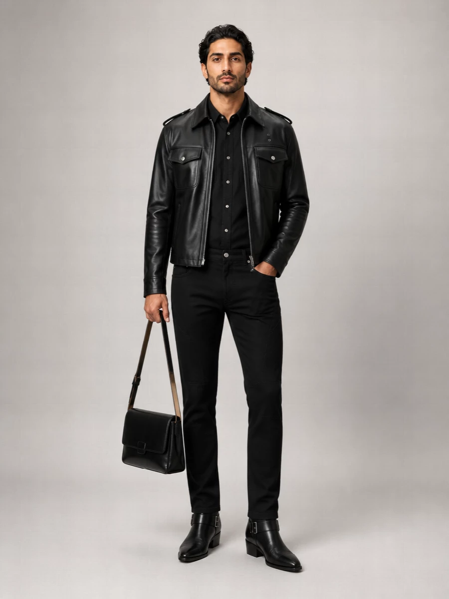 Alexander Mcqueen Leather Jacket