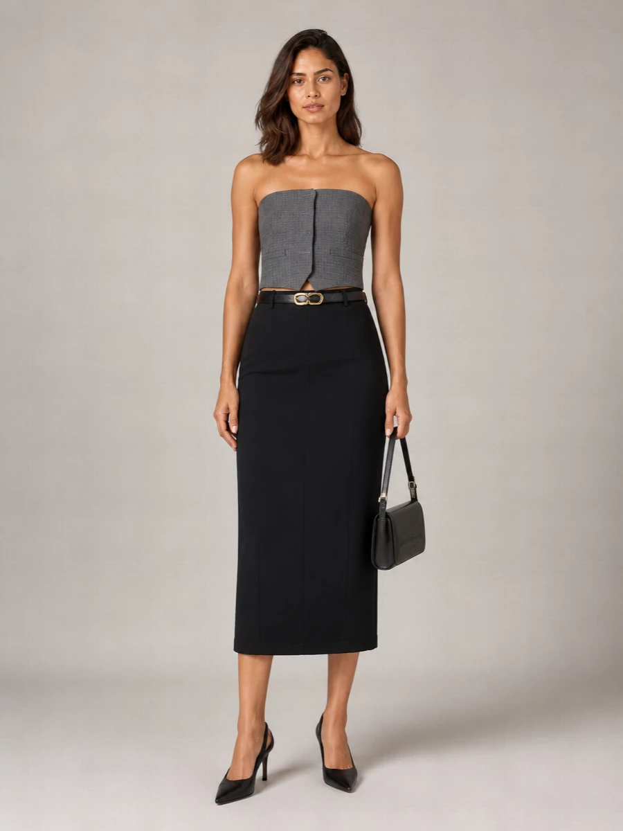 Alexander Wang Wool Bustier Vest
