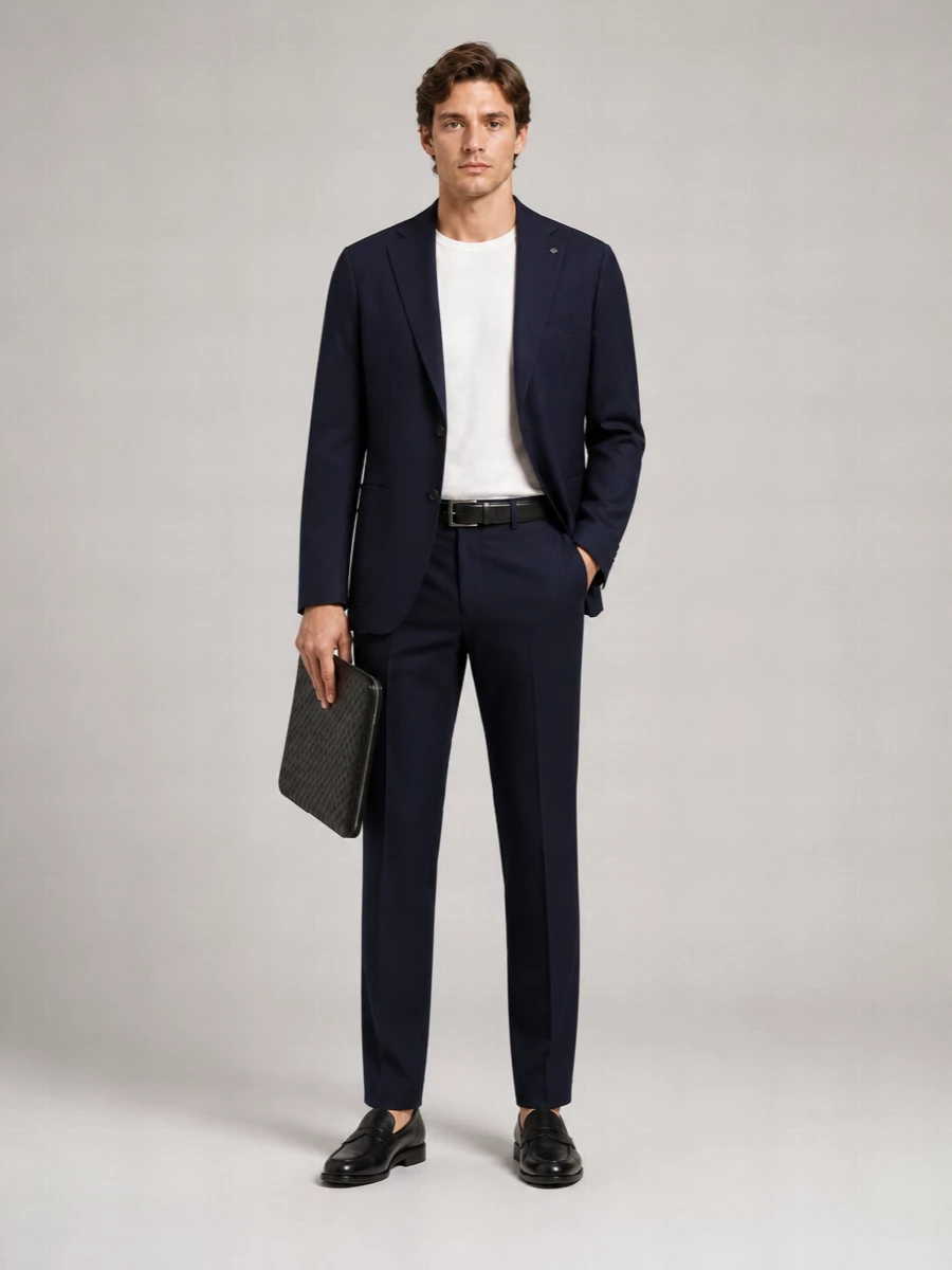 Pt Torino Silk-Blend Tailored Trousers