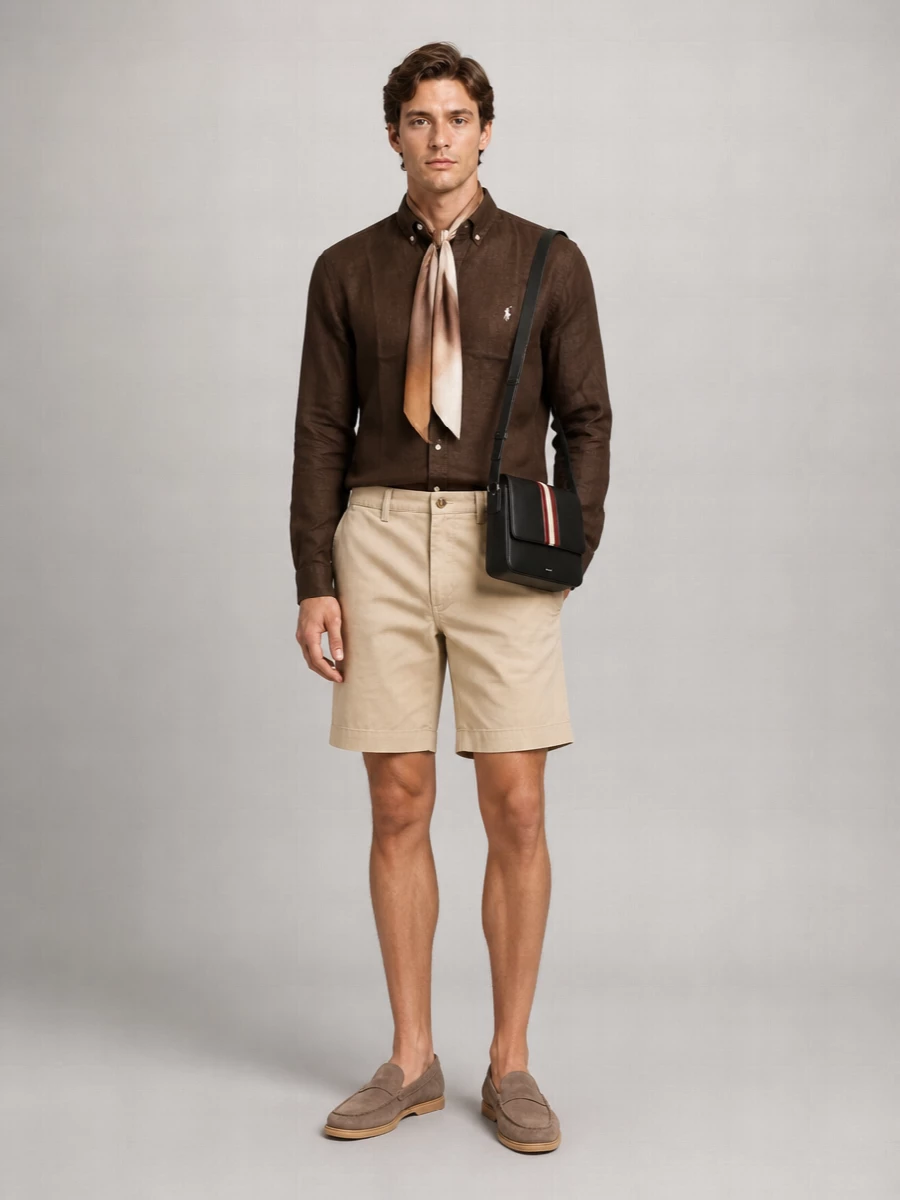Polo Ralph Lauren Linen Long-Sleeve Shirt
