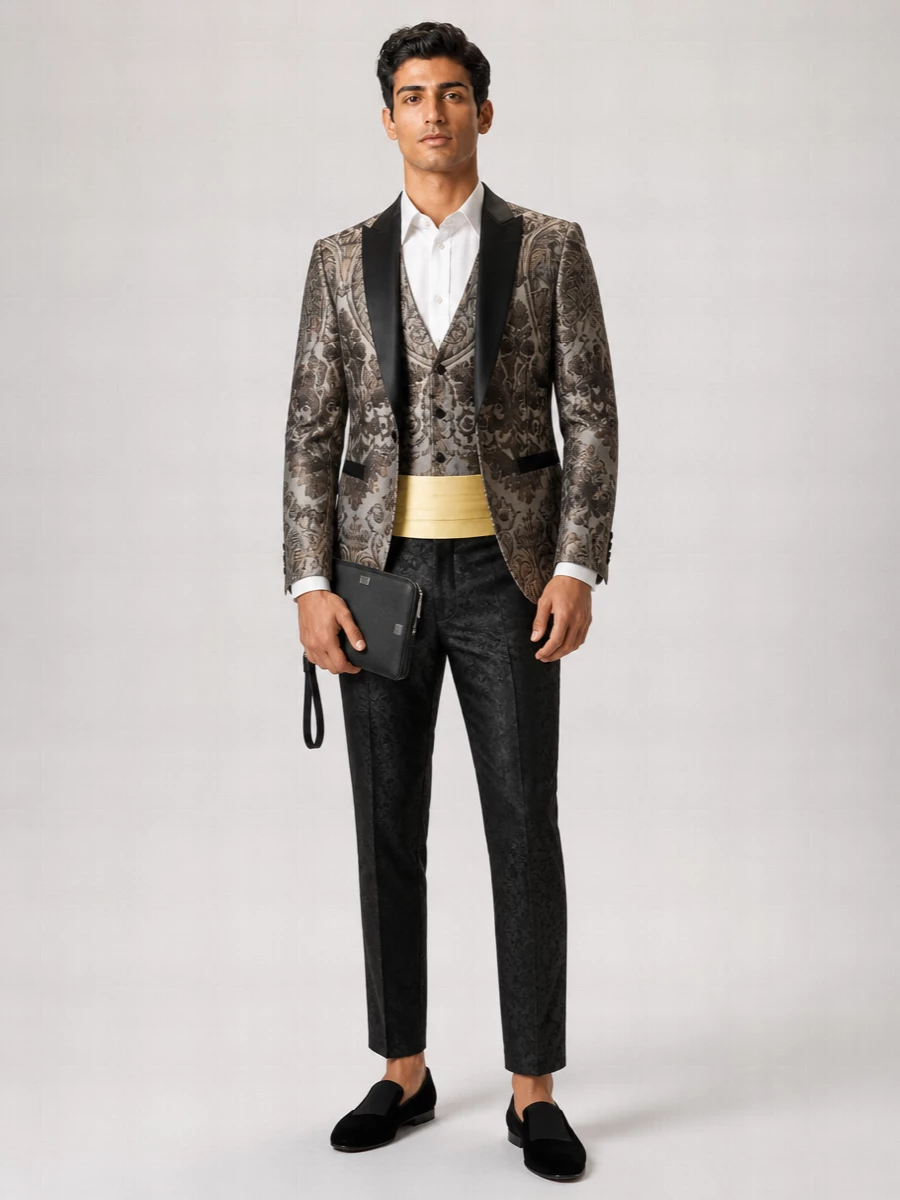 Dolce&Gabbana Silk Cummerbund Belt