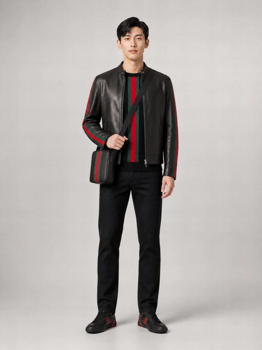 Gucci Cotton Biker Jacket