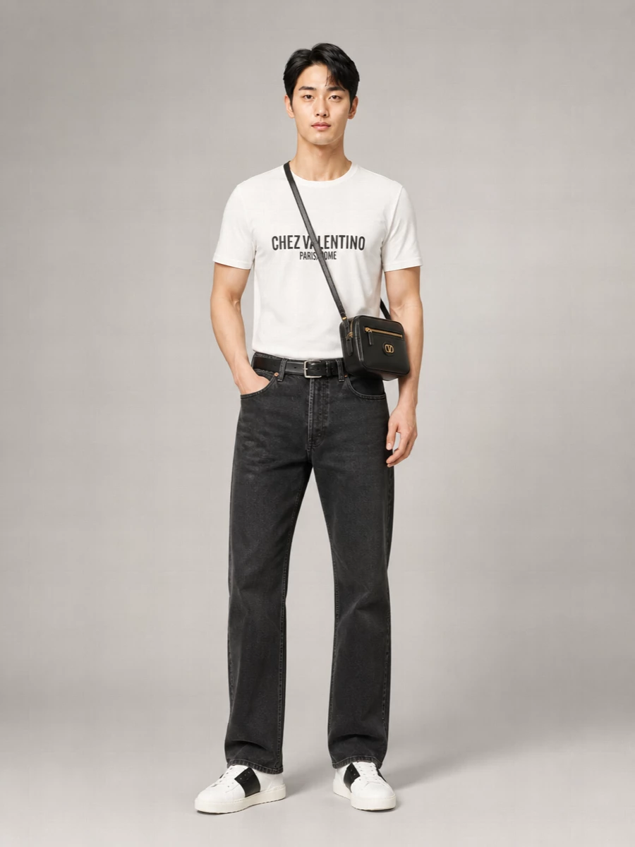 Valentino Garavani Reversible Leather Belt
