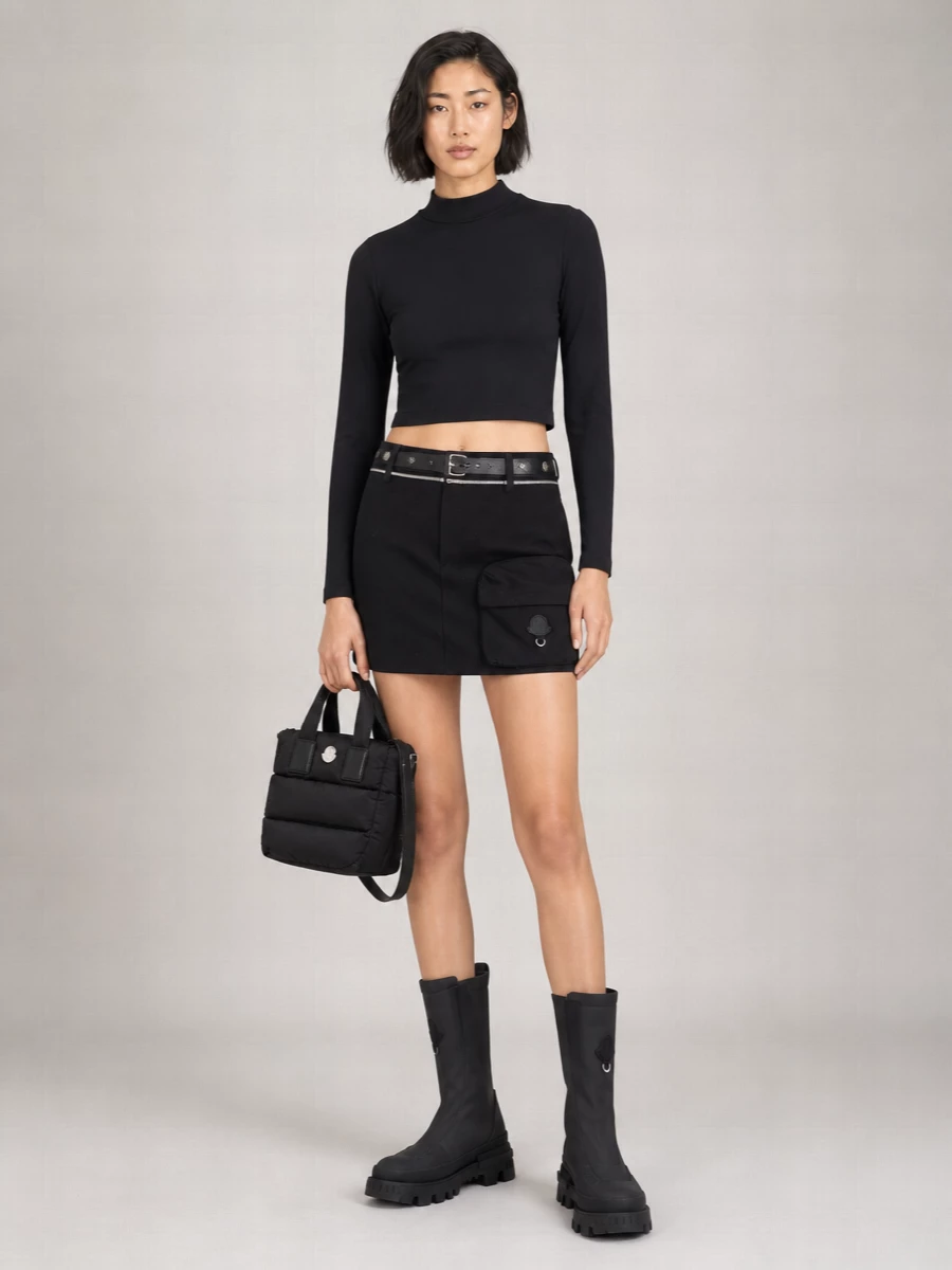 Moncler Genius Cotton Fitted Skirt
