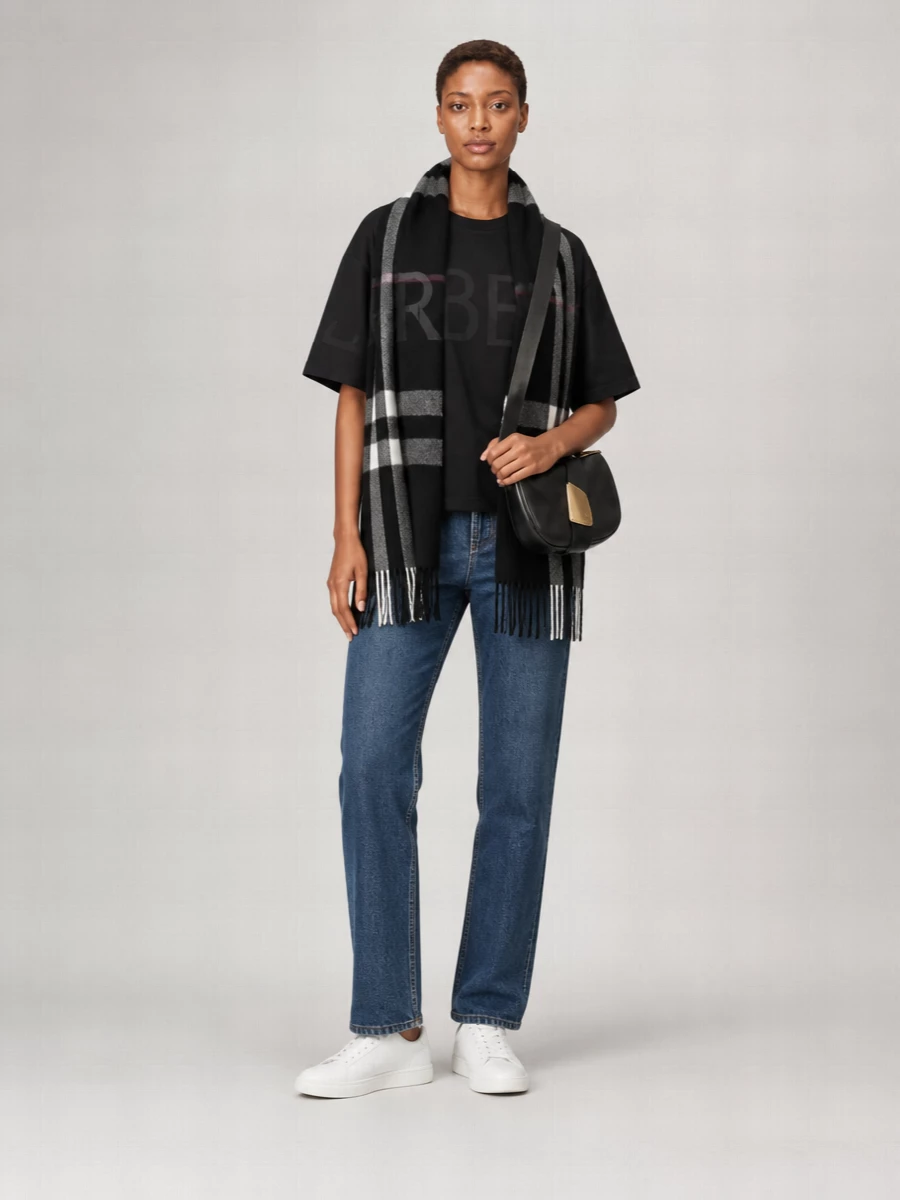Burberry Logo Cotton T-Shirt