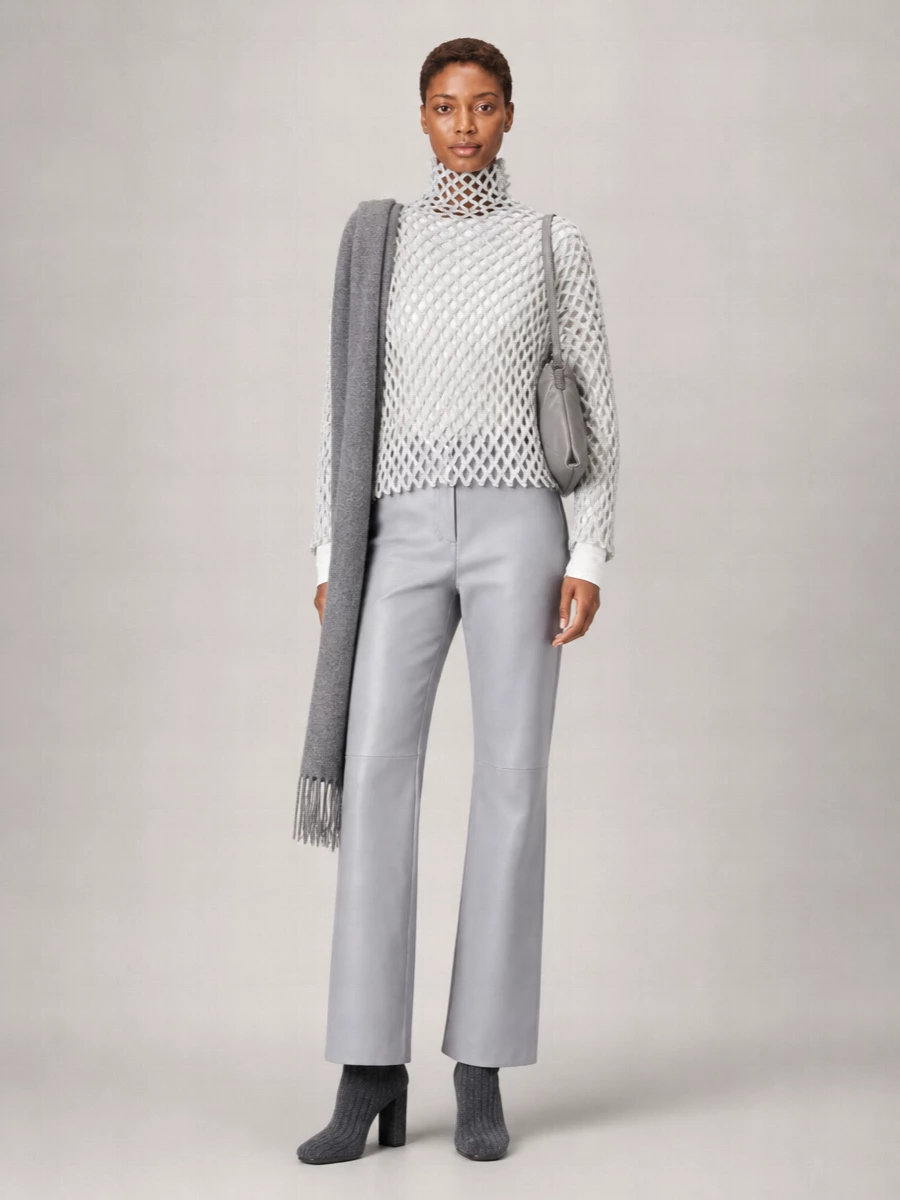 Sportmax virgin wool long double-breasted coat