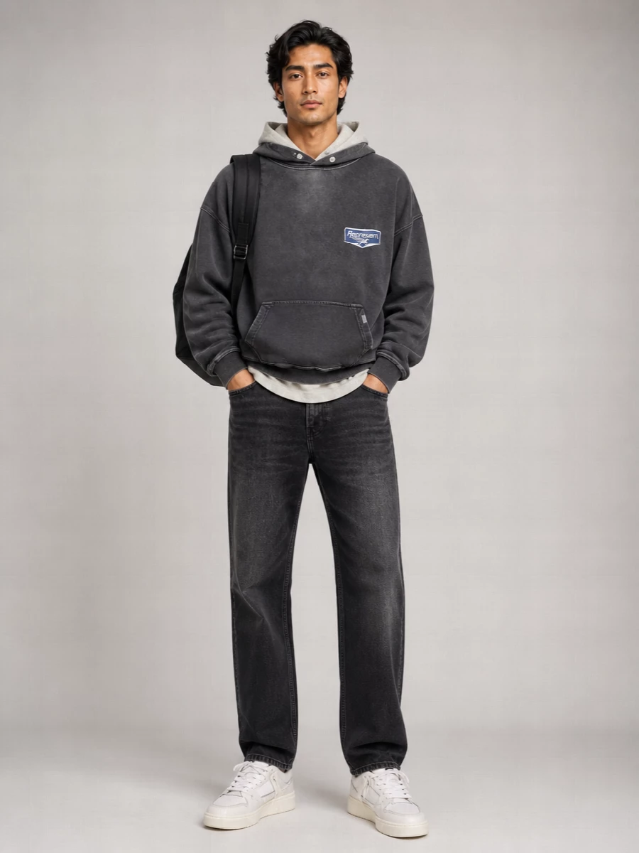 Represent Printed Cotton Hooded Jacket