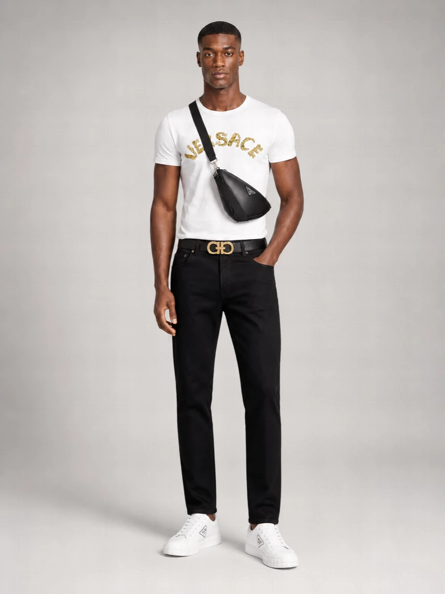 Ferragamo Leather Reversible Belt