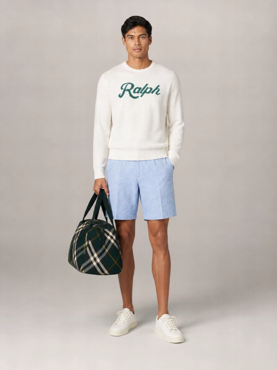 Polo Ralph Lauren Linen Blend Crew Neck Sweater