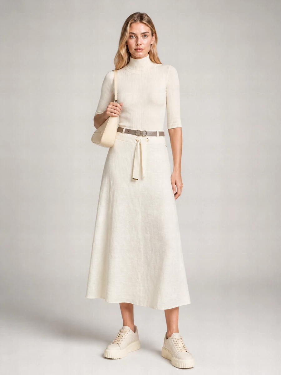 Herno High-Rise A-Line Maxi Skirt