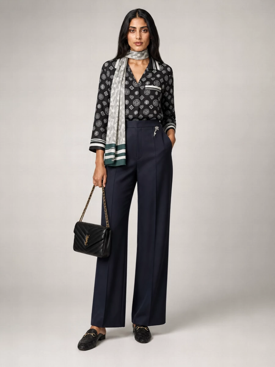 Casablanca Silk Relaxed-Fit Shirt