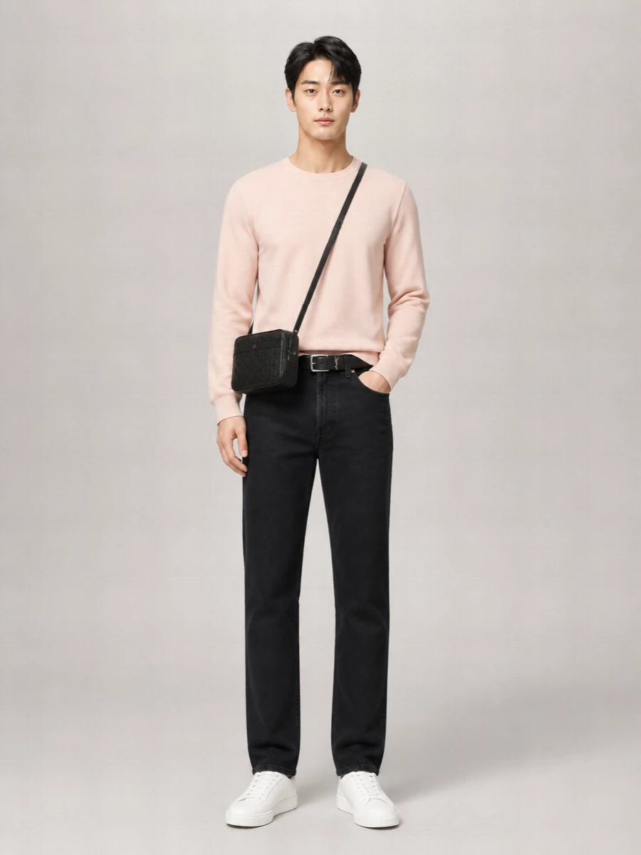 Saint Laurent Cotton Logo-Embroidered Sweatshirt