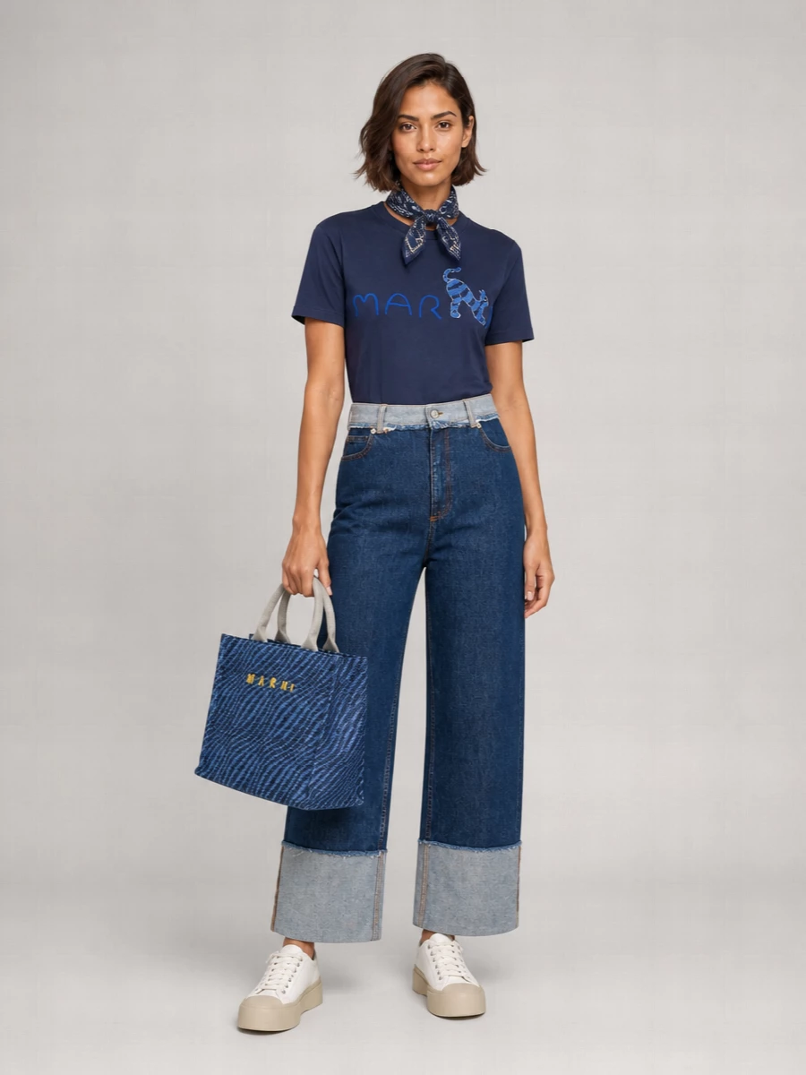 Marni Short-Sleeve Cotton T-Shirt