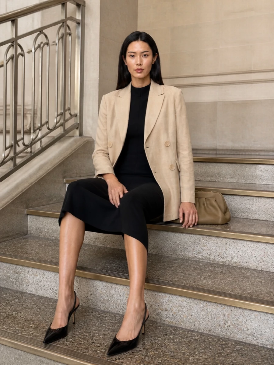 Max mara blazer black sportmax midi dress