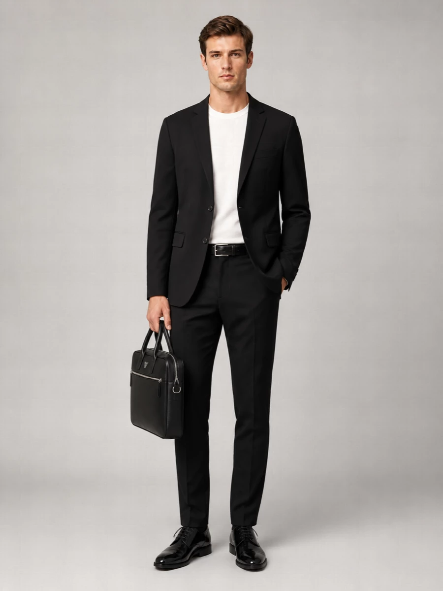 Emporio Armani single-breasted blazer jacket