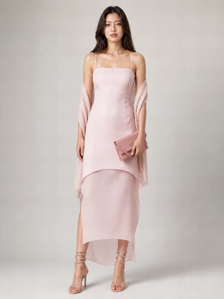 Courrèges Crepe Midi Dress