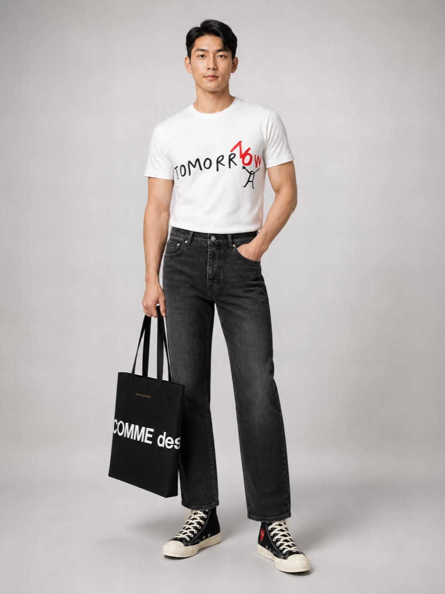 Comme Des Garçons Logo Print T-Shirt