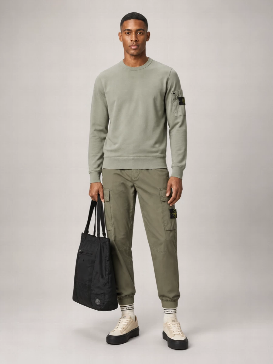 Stone Island Cotton Cargo Track Pants