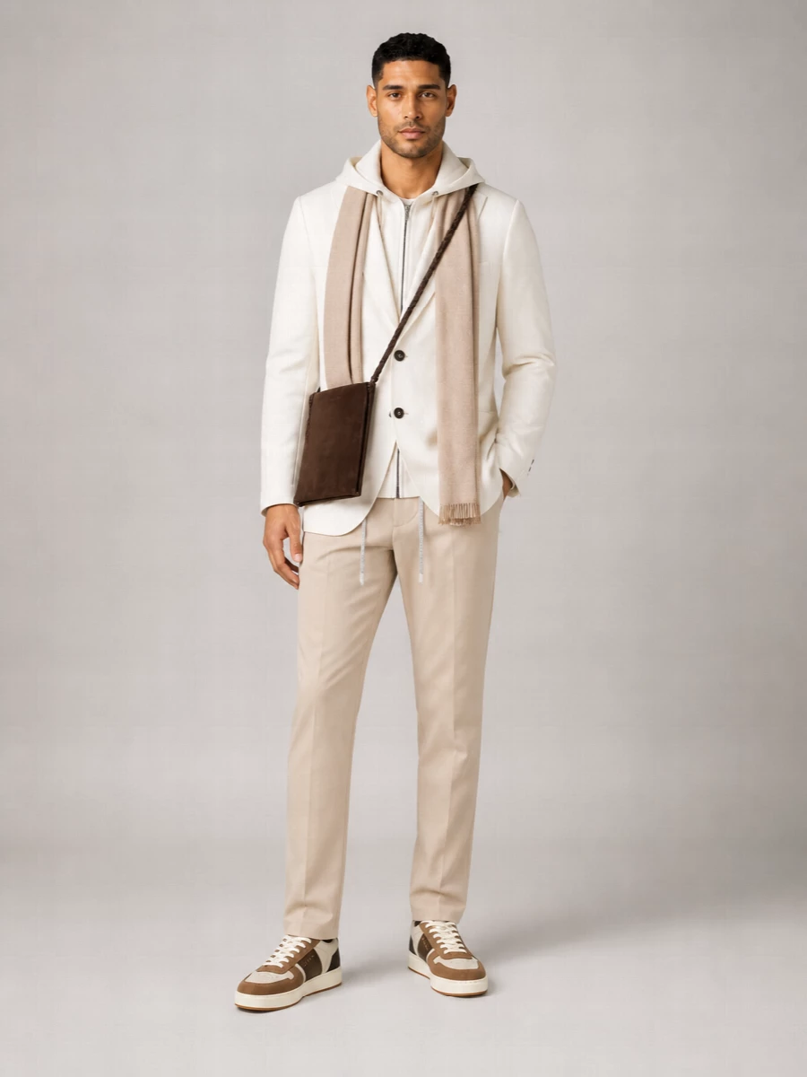 Eleventy Wool Hooded Blazer
