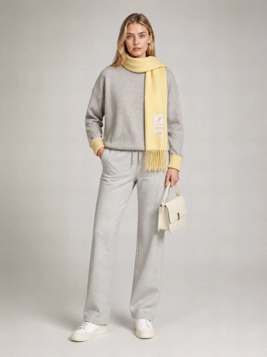 The Frankie Shop wool relaxed-fit ribbed-trim sweater