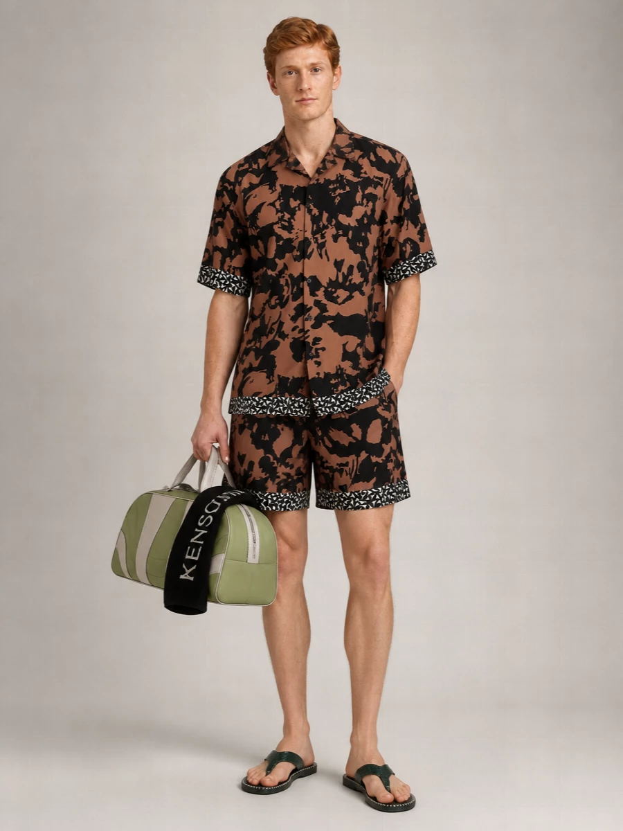 Dries Van Noten Printed Swim Shorts