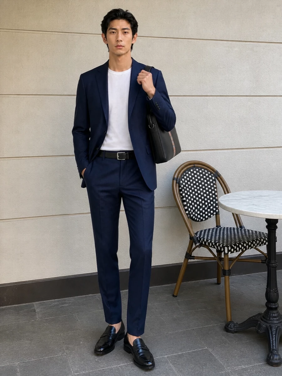 Michael kors navy blazer pt torino trousers