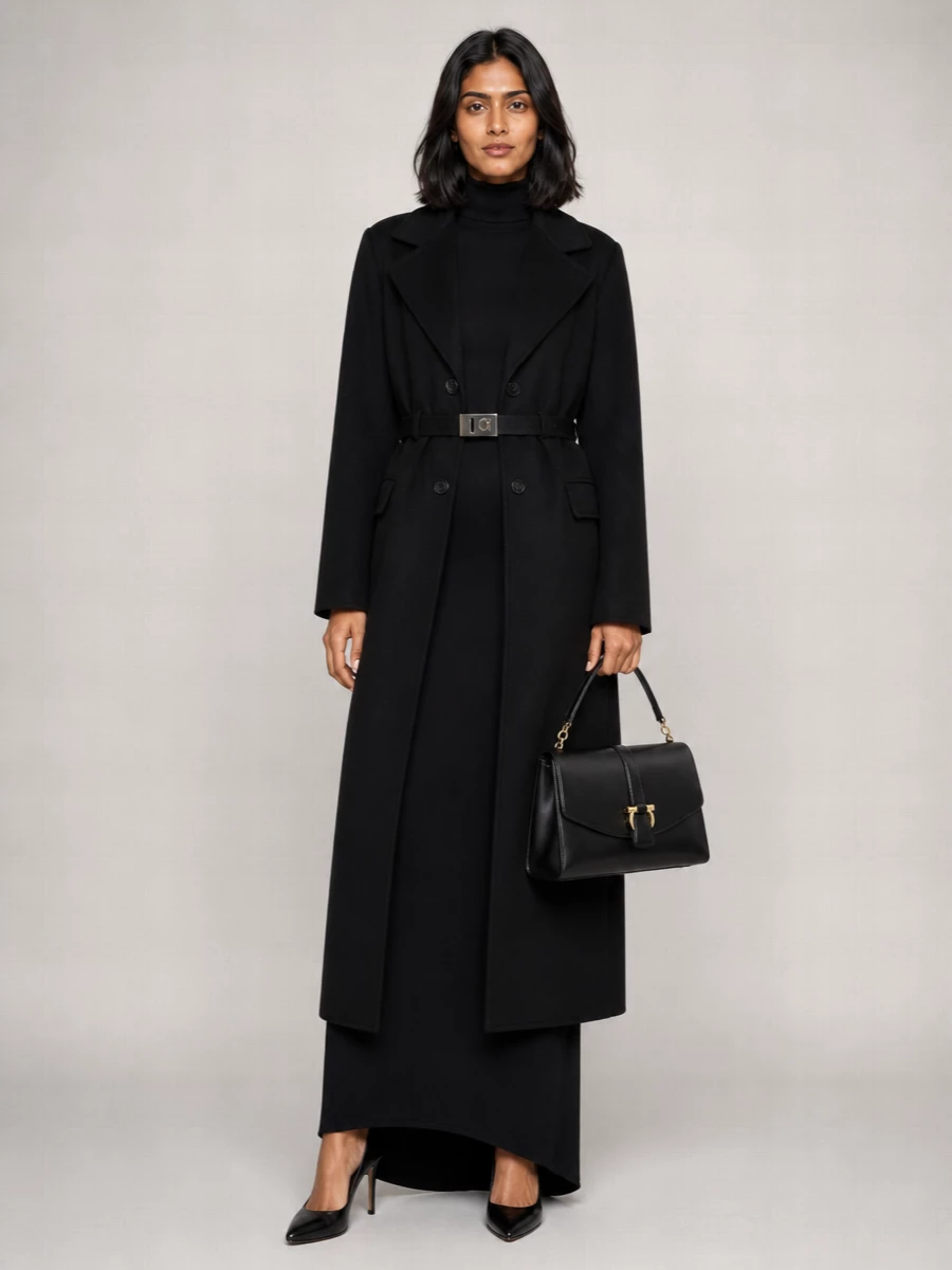 Ferragamo Cashmere Single Breasted Coat