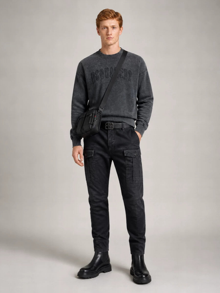 Dsquared2 Cotton Skinny Cargo Trousers