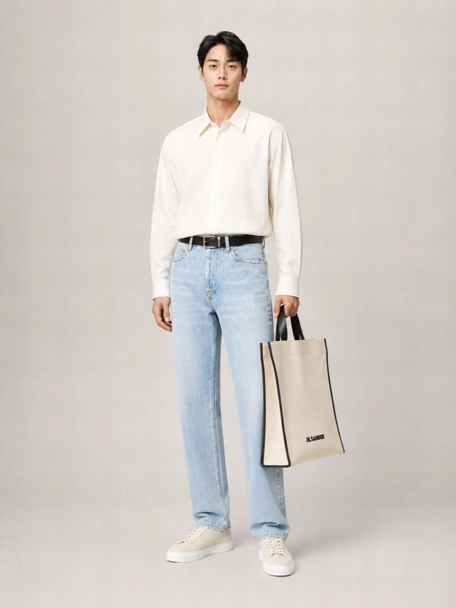Studio Nicholson Denim Straight-Leg Jeans