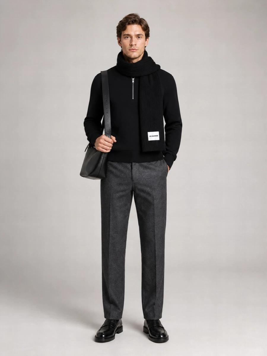 Jil Sander Half-Zip Sweatshirt