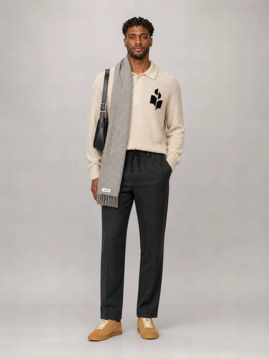 Isabel Marant 'William' Polo Collar Sweater