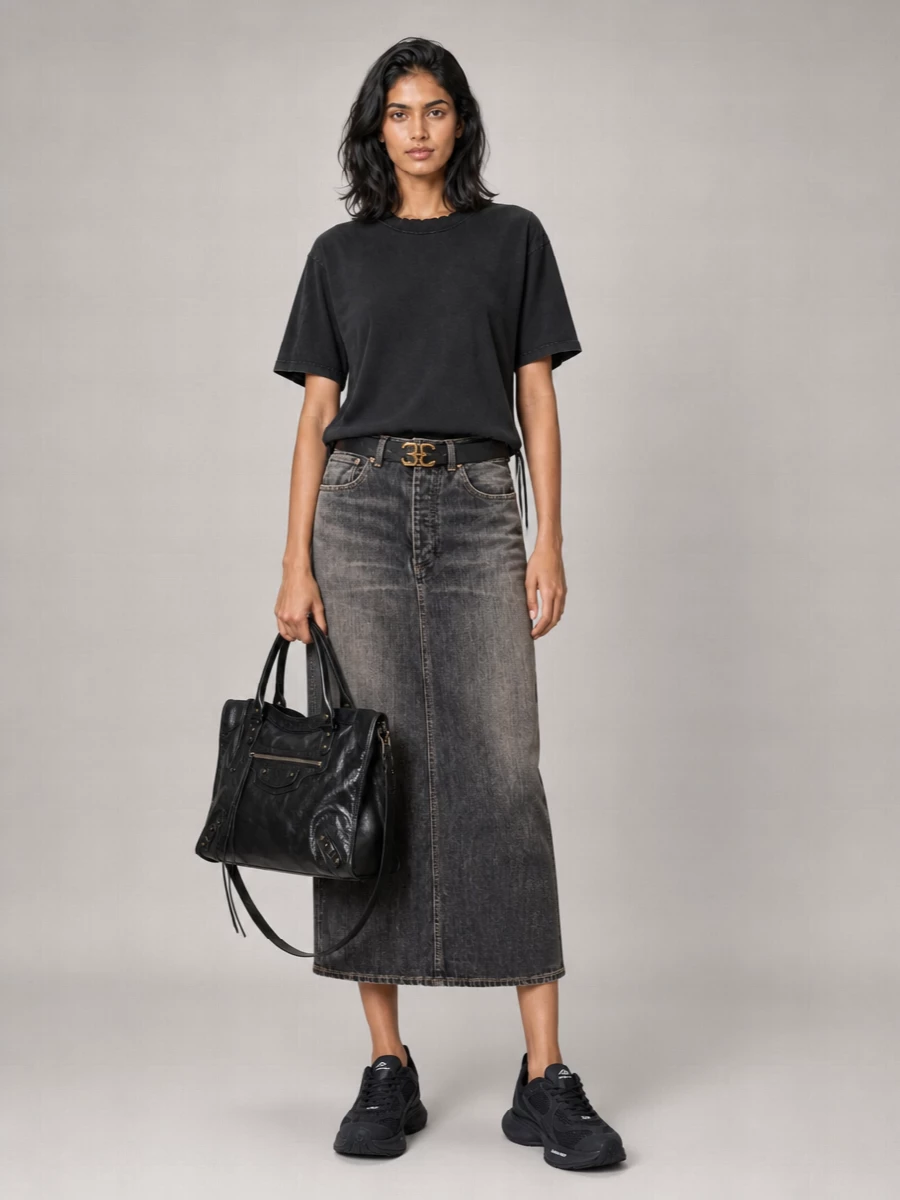 Balenciaga Le City Medium Leather Tote Bag