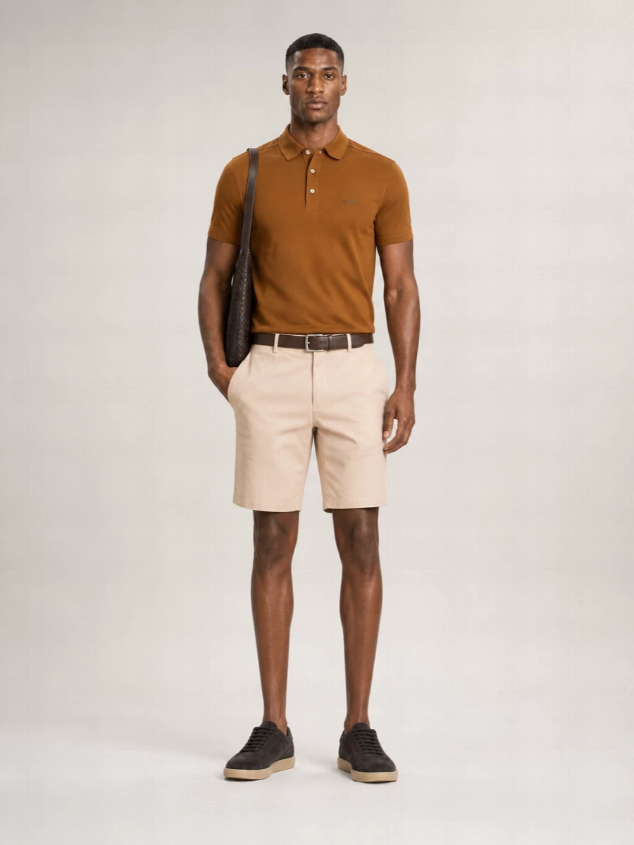 Zegna Piqué Polo Shirt