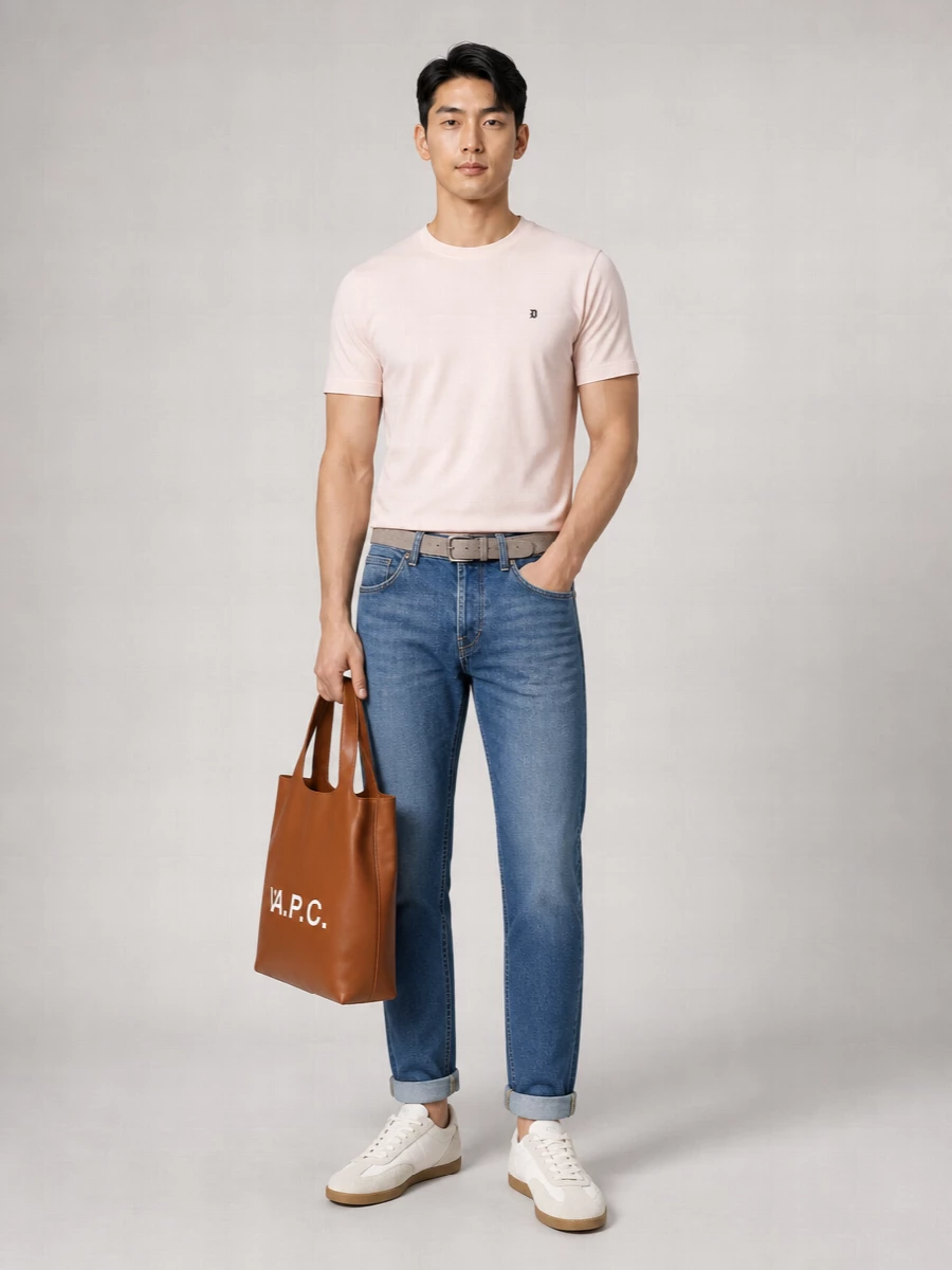 Dondup Cotton Skinny Straight-Leg Jeans