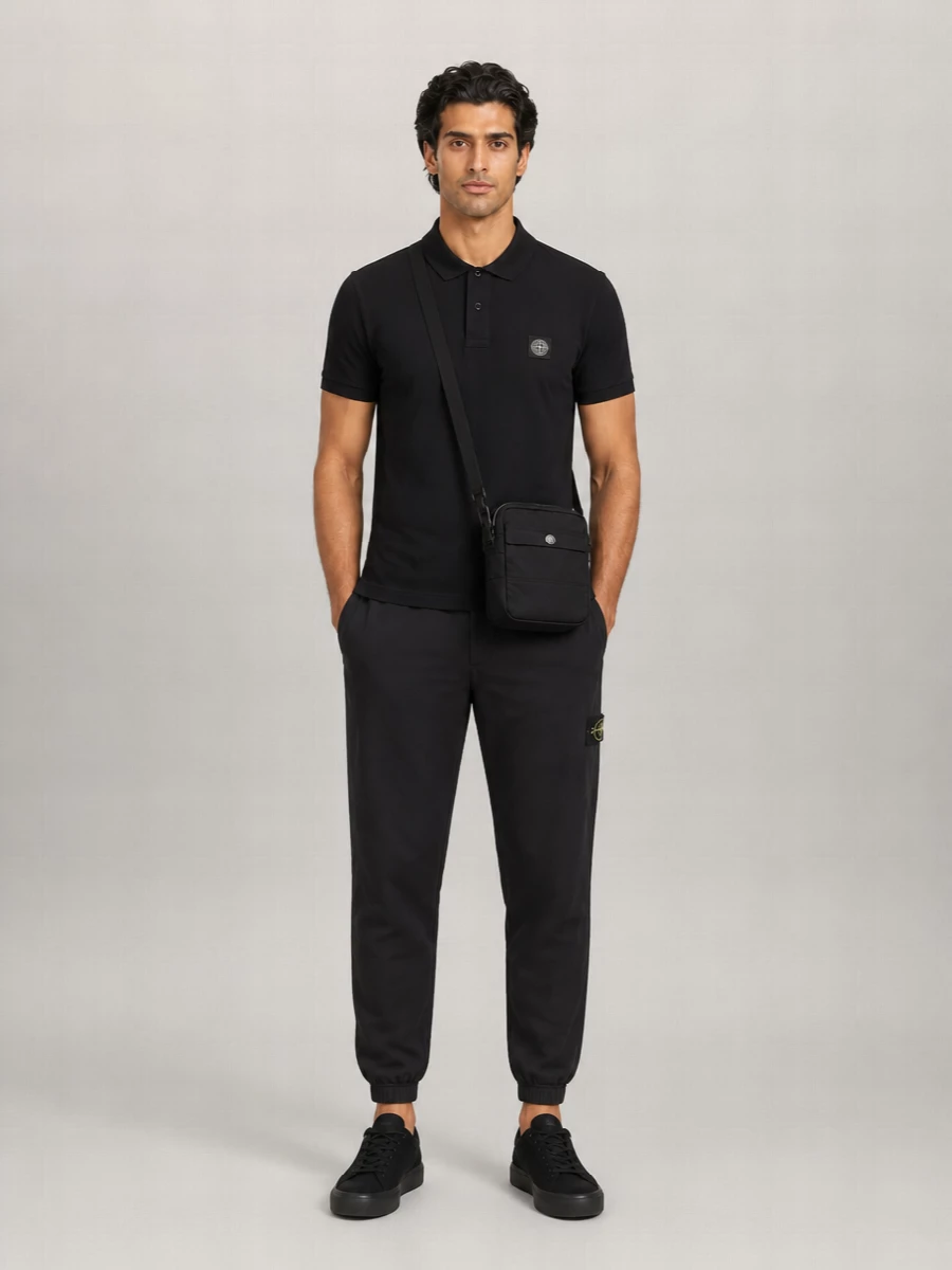Stone Island Piqué Polo Shirt
