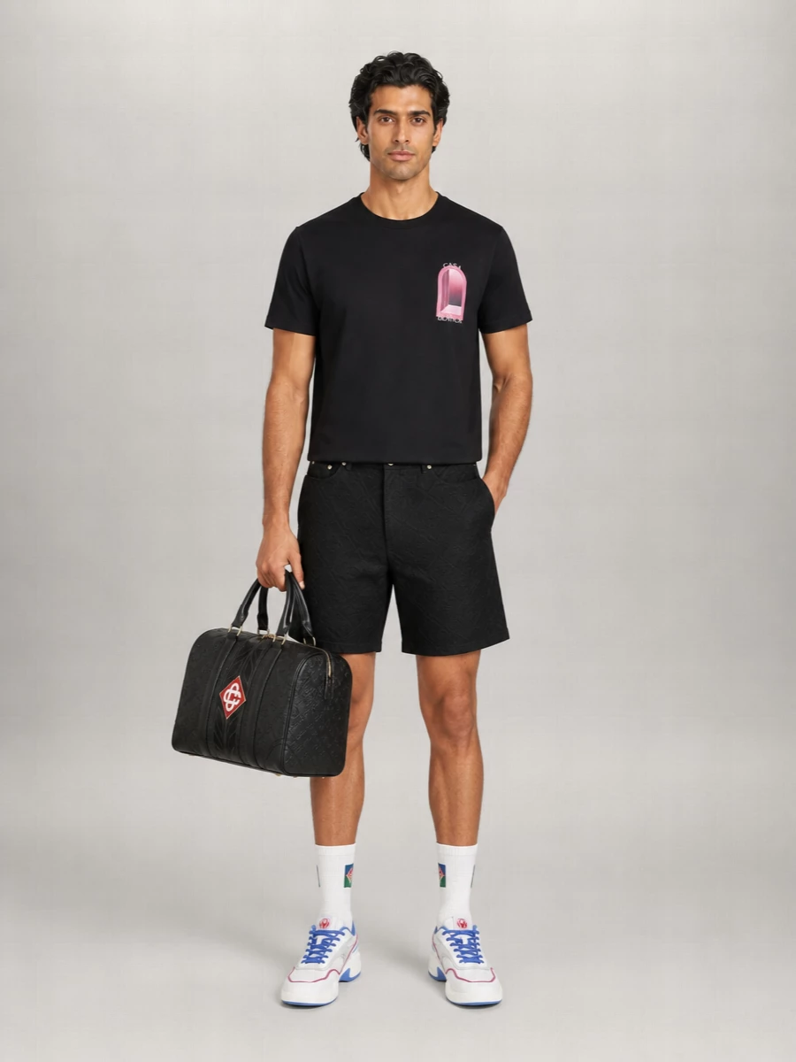 Casablanca Organic Cotton Logo-Print T-Shirt