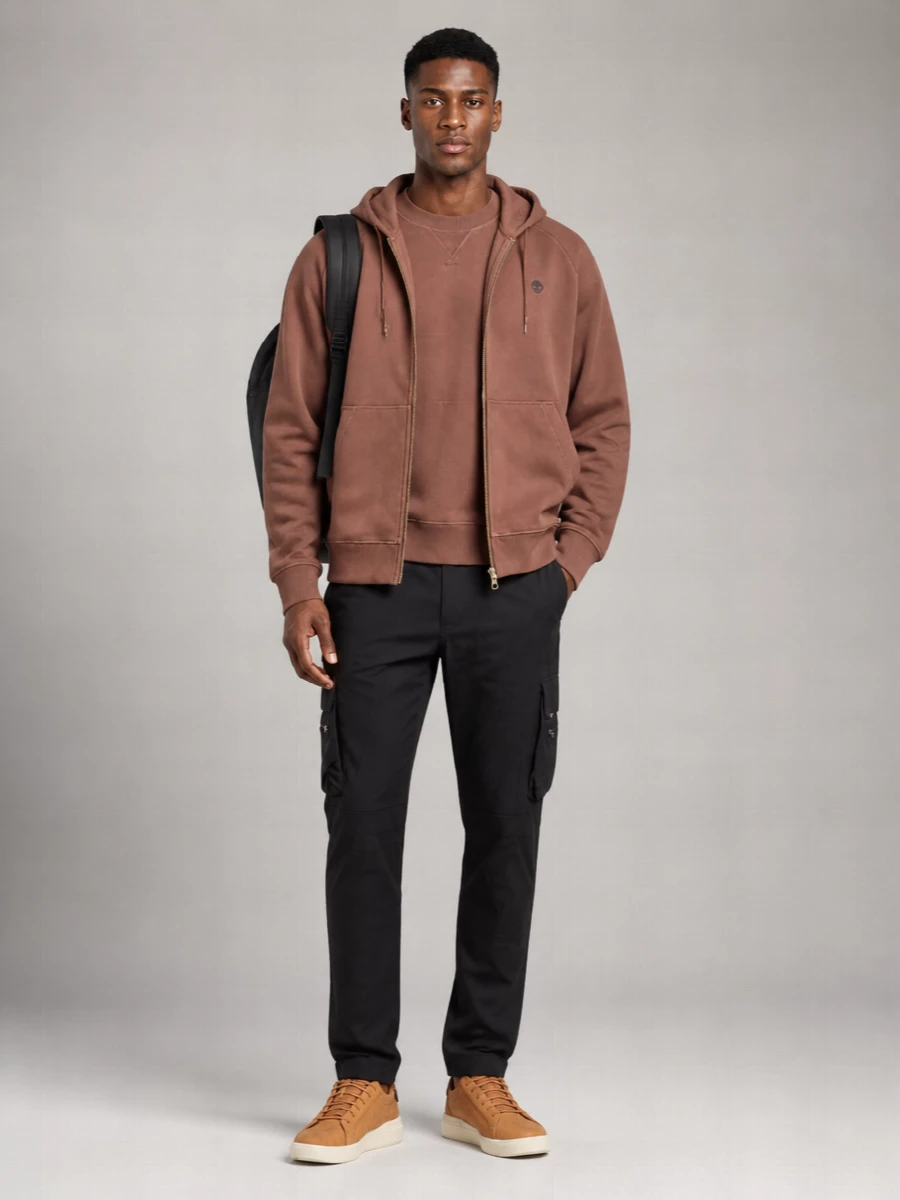 Timberland Cotton Hooded Jacket
