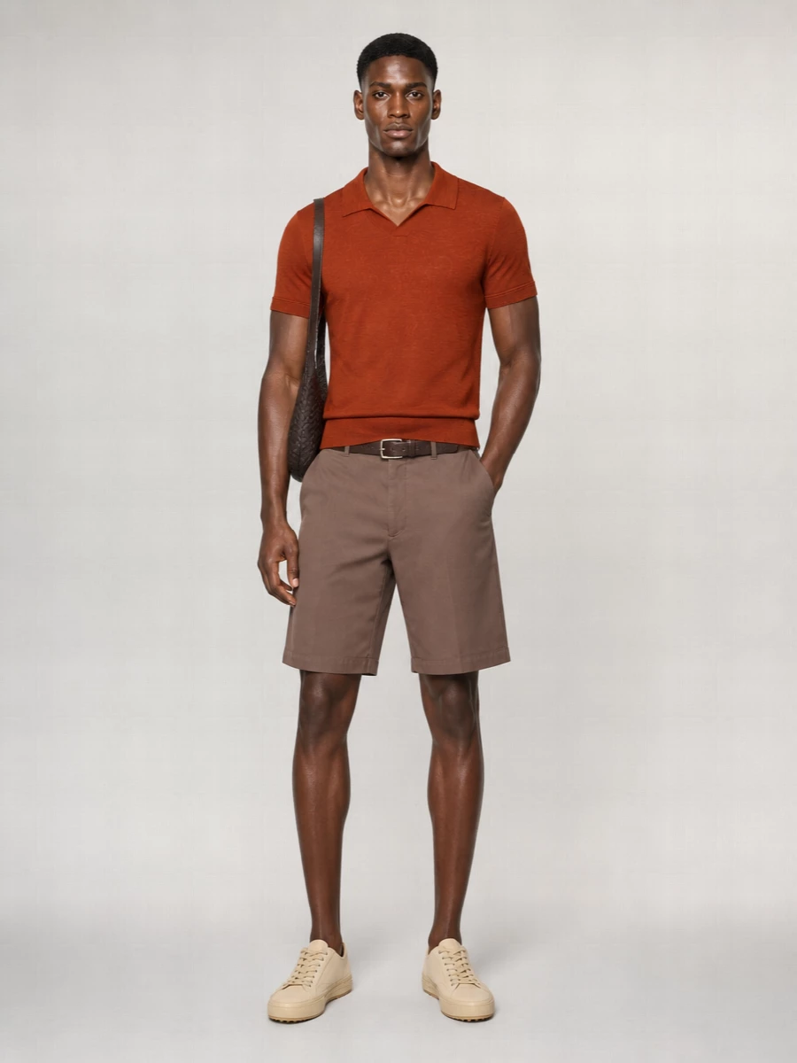 Boss Silk Polo Shirt