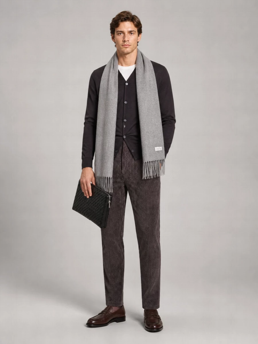 John Smedley Merino Wool Turtleneck Cardigan
