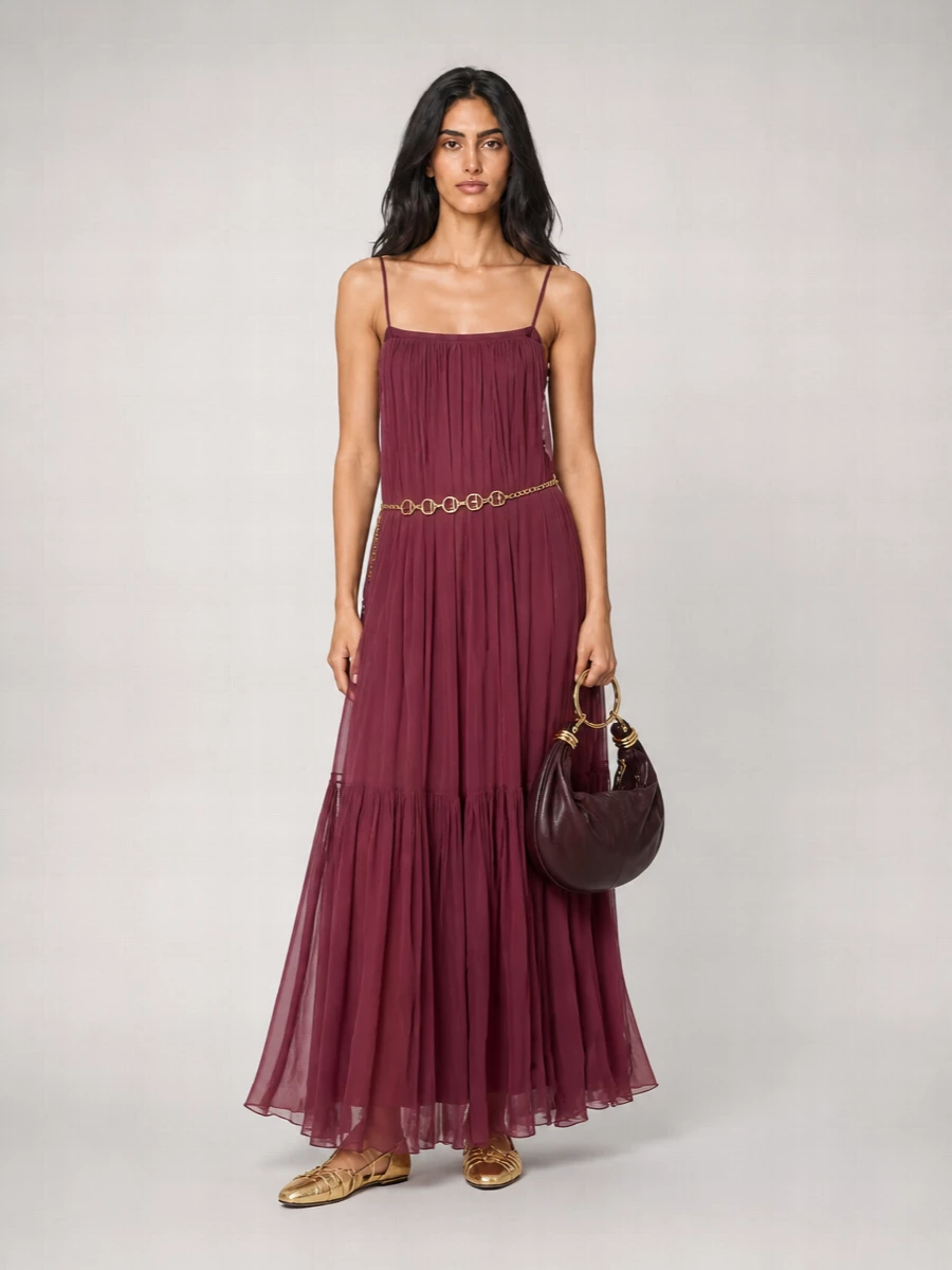 Chloé Silk Maxi Dress