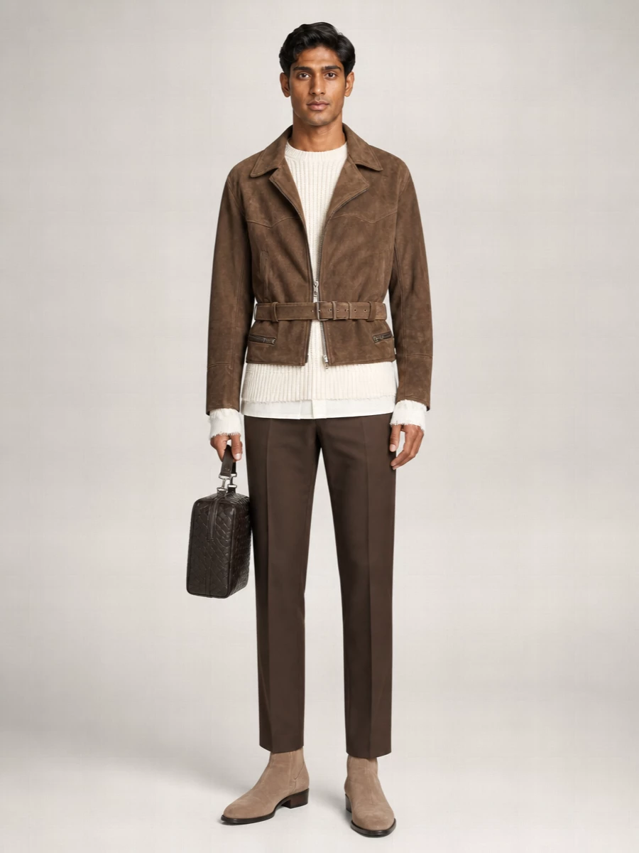 Mm6 Maison Margiela Leather Biker Jacket